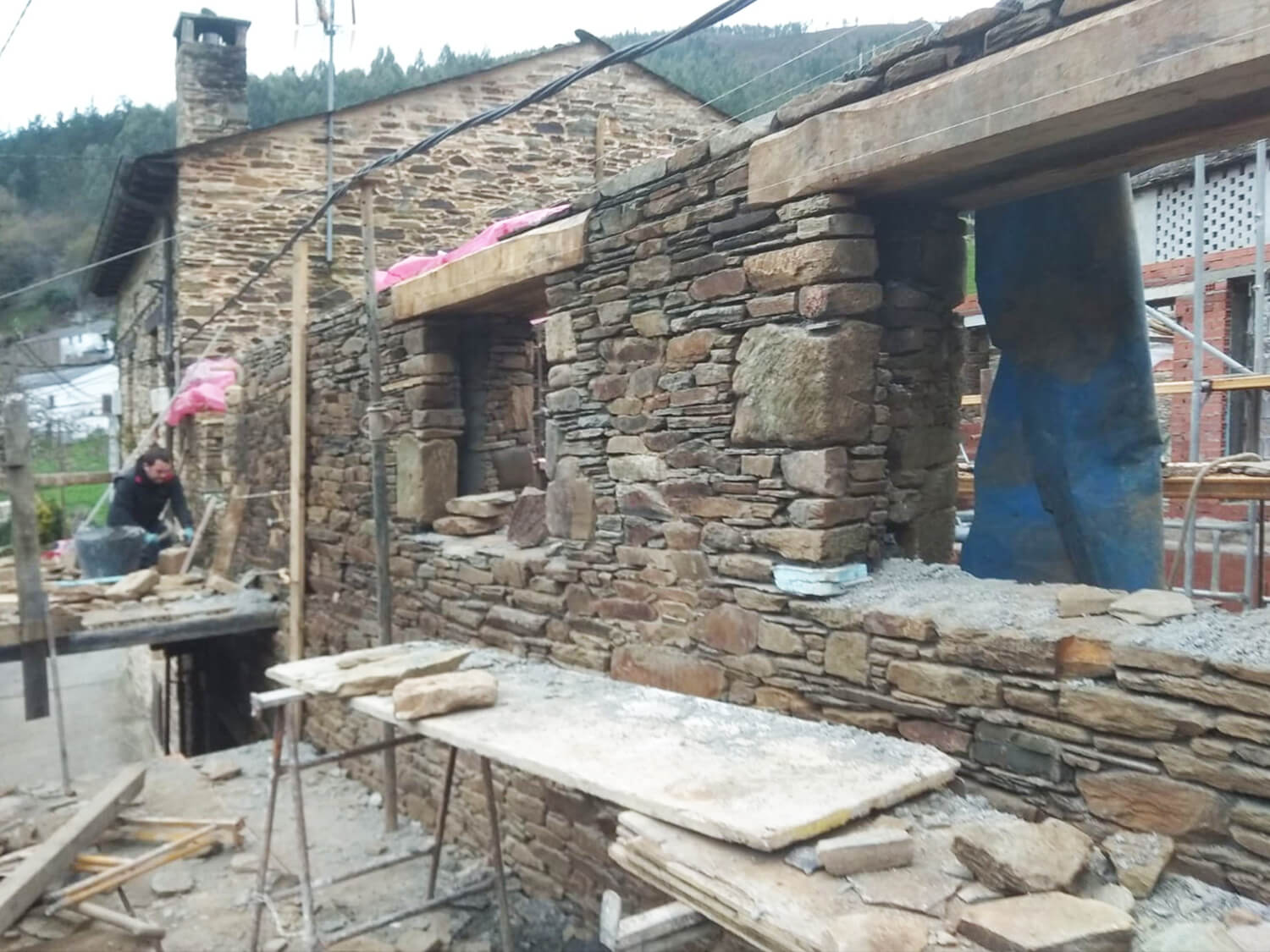 Restauración de viviendas antiguas en Ribadeo
